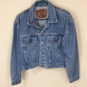 Chabra Jeans Vintage Jean Jacket Denim Broken In Size Medium Y2K